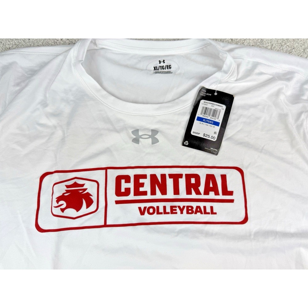 Central College Dutch Volleyball T Shirt ~ Pella Iowa ~ Adult XL ~ White Red